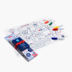 Set en silicone à colorier + 5 feutres - Circuit