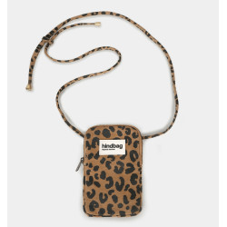 Pochette pour téléphone Bill - Léopard cannelle