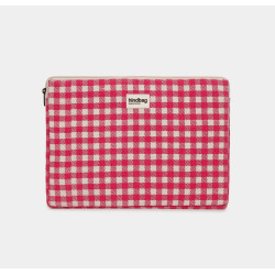 Housse d'ordinateur Ava S - Vichy rose