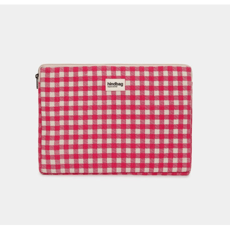 Housse d'ordinateur Ava S - Vichy rose