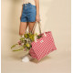 Sac cabas Claude - Vichy rose