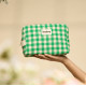 Trousse de toilette Leon - Vichy vert