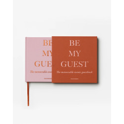 Livre d'or - Be my guest - Rust/pink