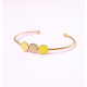 Bracelet/jonc Trio - Citron