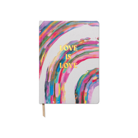 Journal Bookcloth jumbo - Love is love