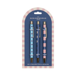 Set de 3 stylos A dopo - Eye, moon, stripe