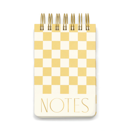 Bloc-notes à spirales - Checks 