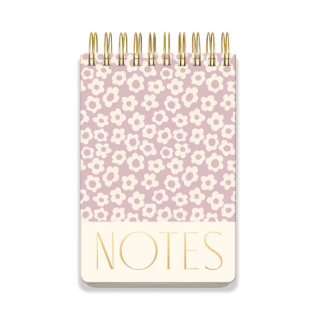 Bloc-notes à spirales - Lilac groovy floral