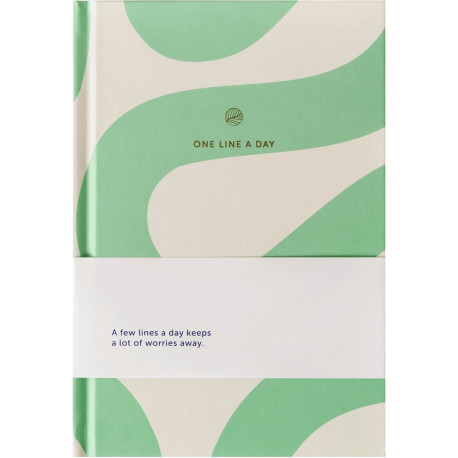 Journal Une ligne par jour - Flow mint