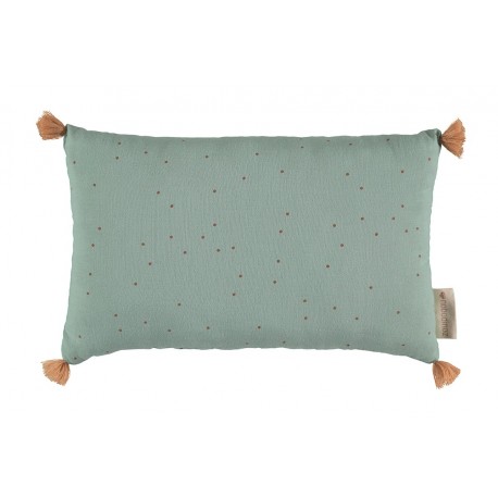Coussin rectangulaire - Toffee sweet dots eden green
