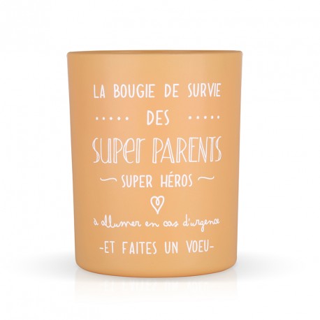 Bougie soja - Super parents