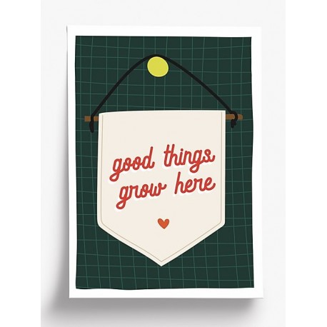 Affiche A4 Good things