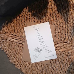 Carte et enveloppe Bouquet de fleurs